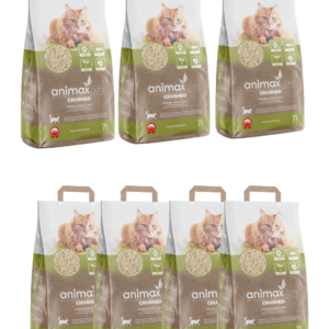 49 litrów AnimaxKot Kruszon zbrylający - zapas na 6 miesięcy - 7 opakowań, 25kg,  wysyłka w cenie, 1 karton