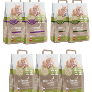 49 litry Animax Cats Kruszon zbrylający  MIX7 – zapas na 6 miesięcy – 7 opakowań, 25kg,  wysyłka w cenie