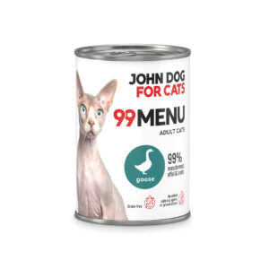 400gram Karma mokra John Dog for Cats gęś