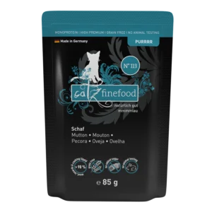 85g finefood Purrrr BARANINA / OWCA , monobiałkowe jedzenie dla kotów, saszetka